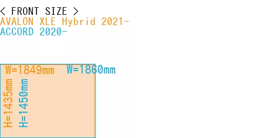 #AVALON XLE Hybrid 2021- + ACCORD 2020-